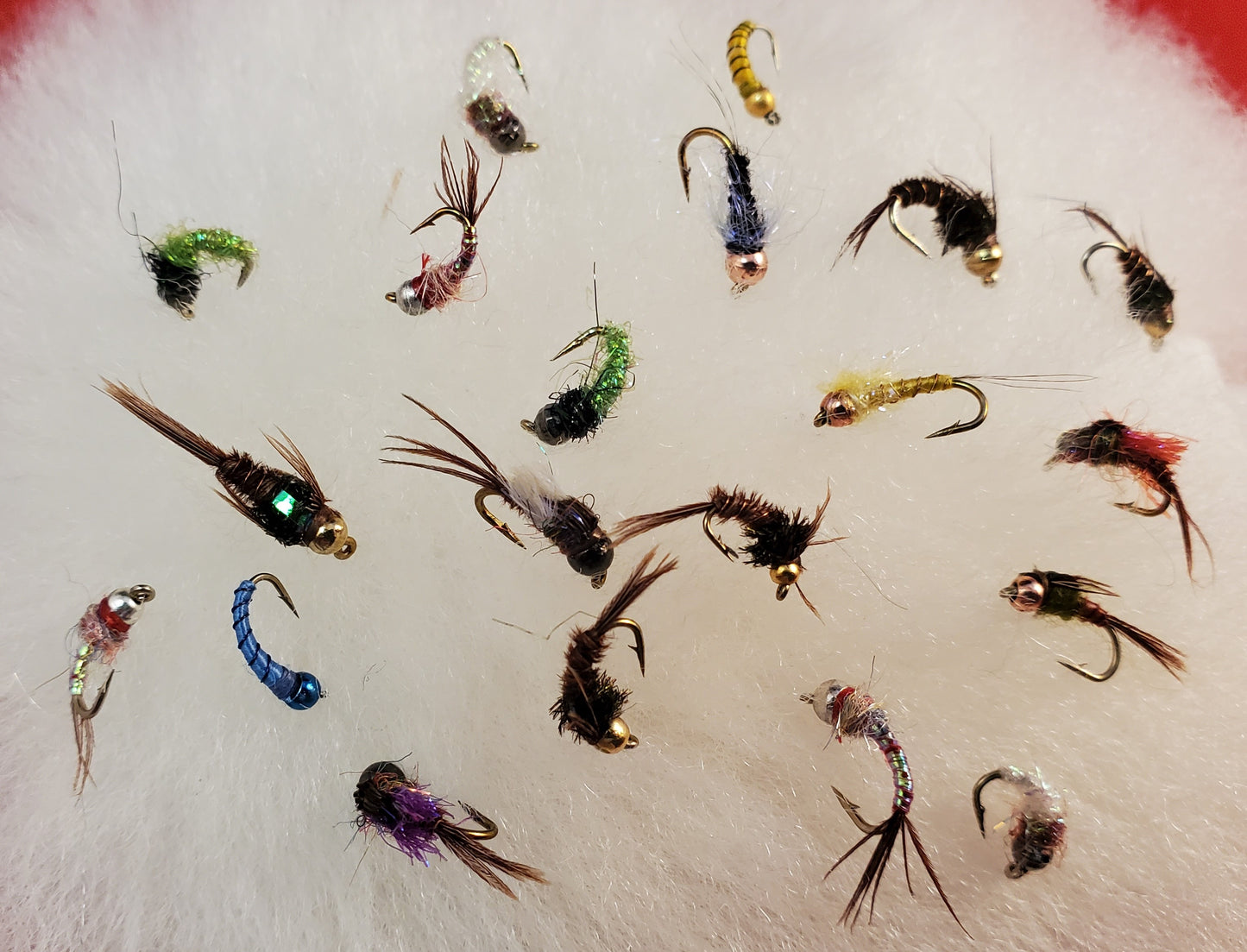 Tungsten Bead Head Nymph Selection 20 Fly Selection, Tail Water Nymph Selection