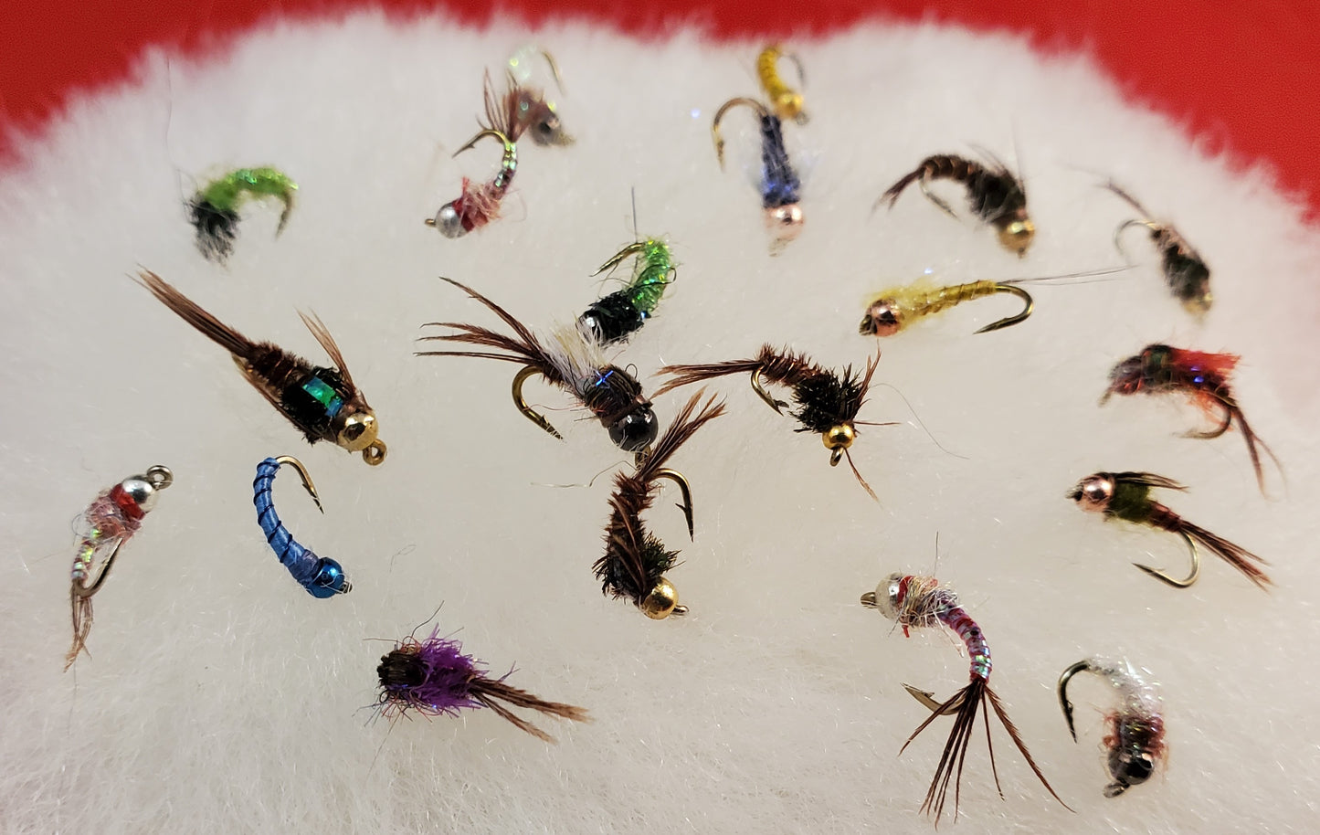 Tungsten Bead Head Nymph Selection 20 Fly Selection, Tail Water Nymph Selection