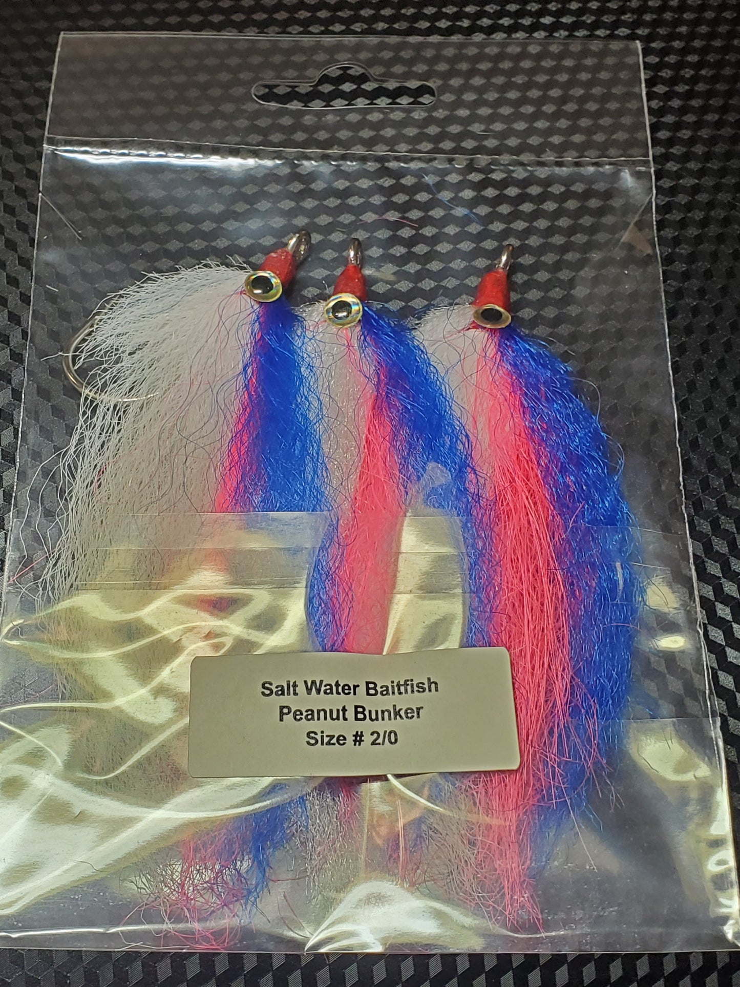 3 Peanut Bunker Fishing Fly SELECTION- Peanut Bunker, Striped Bass Fly, Striper Fly, Bunker Fly