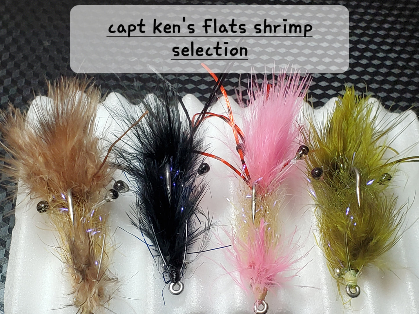 Capt. Ken's Flats Shrimp Fly SELECTION, Shrimp Fly, Redfish Fly, Permit Fly, Bonefish Fly, Shrimp Fishing Fly