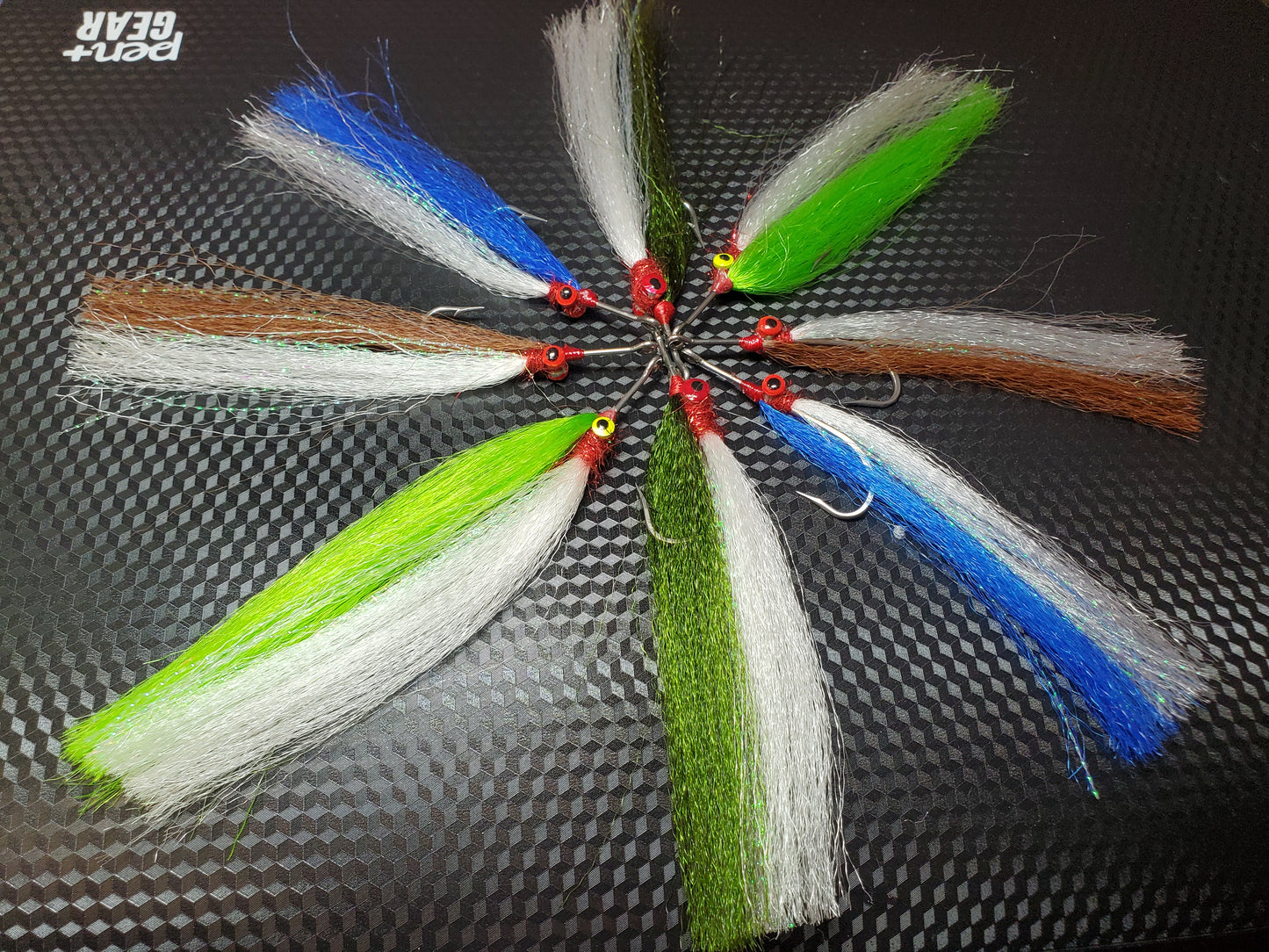 3 Ken's Indestructible Salt Water Clouser Minnow, Clouser Minnow. Salt Water Clouser Minnow