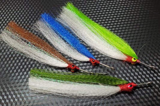 3  Indestructible Clouser Minnow, Clouser Minnow. Salt Water Clouser Minnow