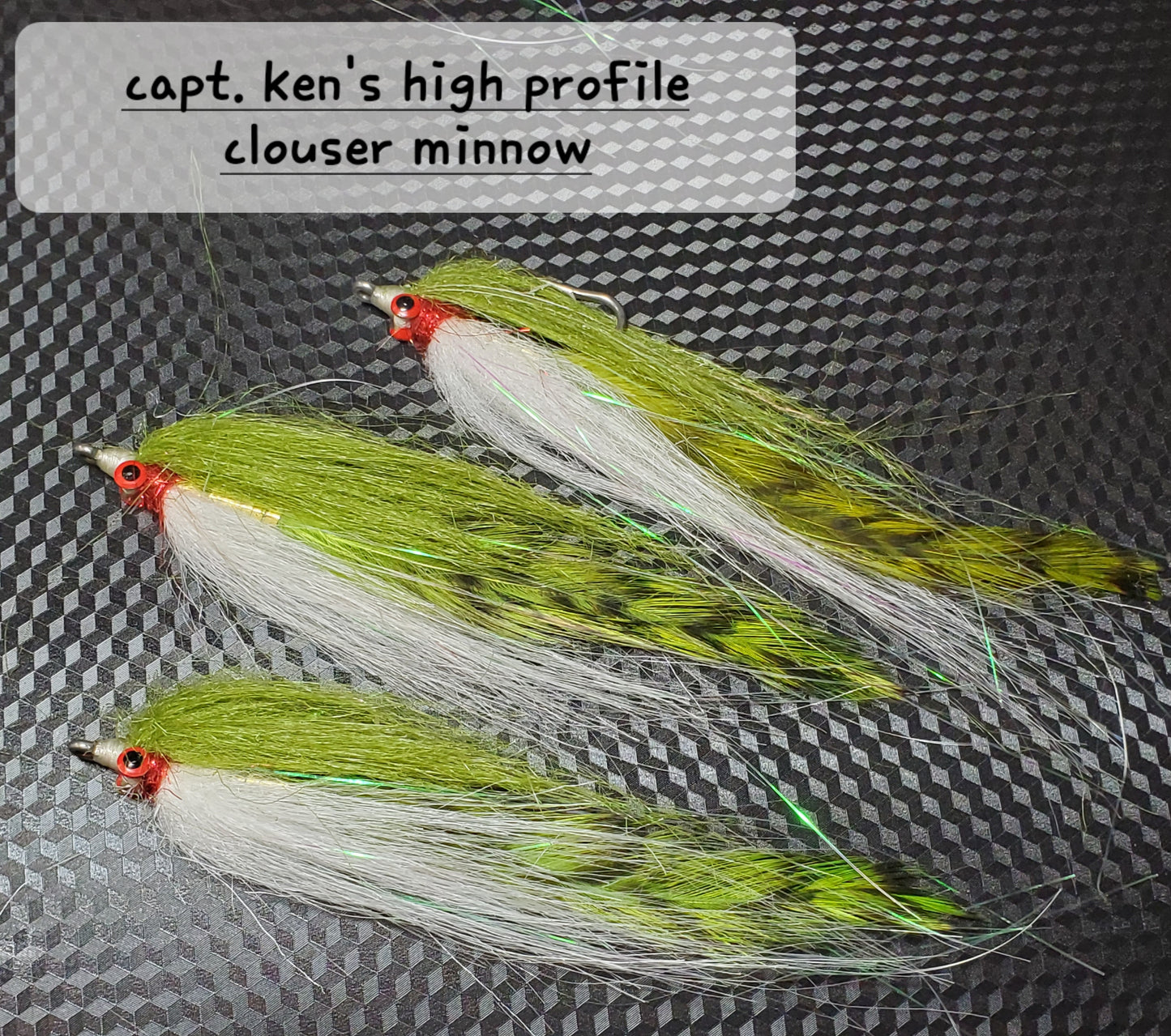 Salt Water Clouser, High Profile Clouser Minnow, Half and Half Streamer Fly,