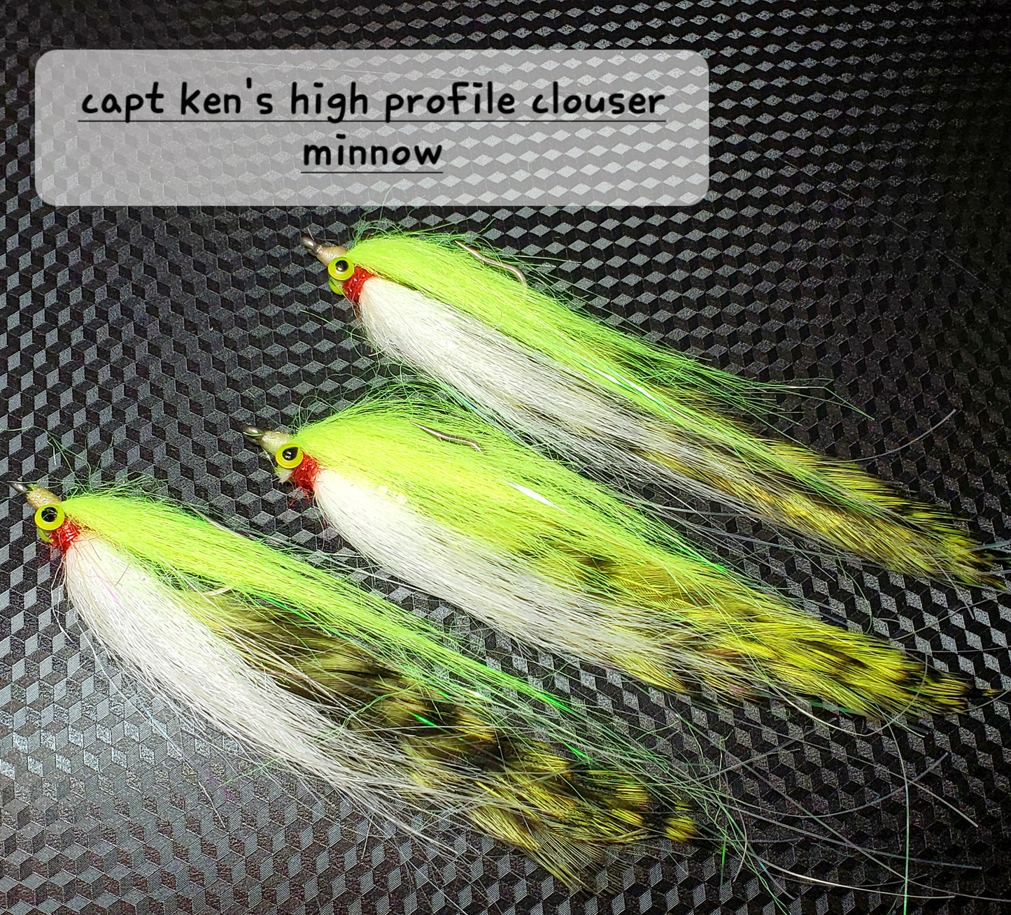 Salt Water Clouser, High Profile Clouser Minnow, Half and Half Streamer Fly,