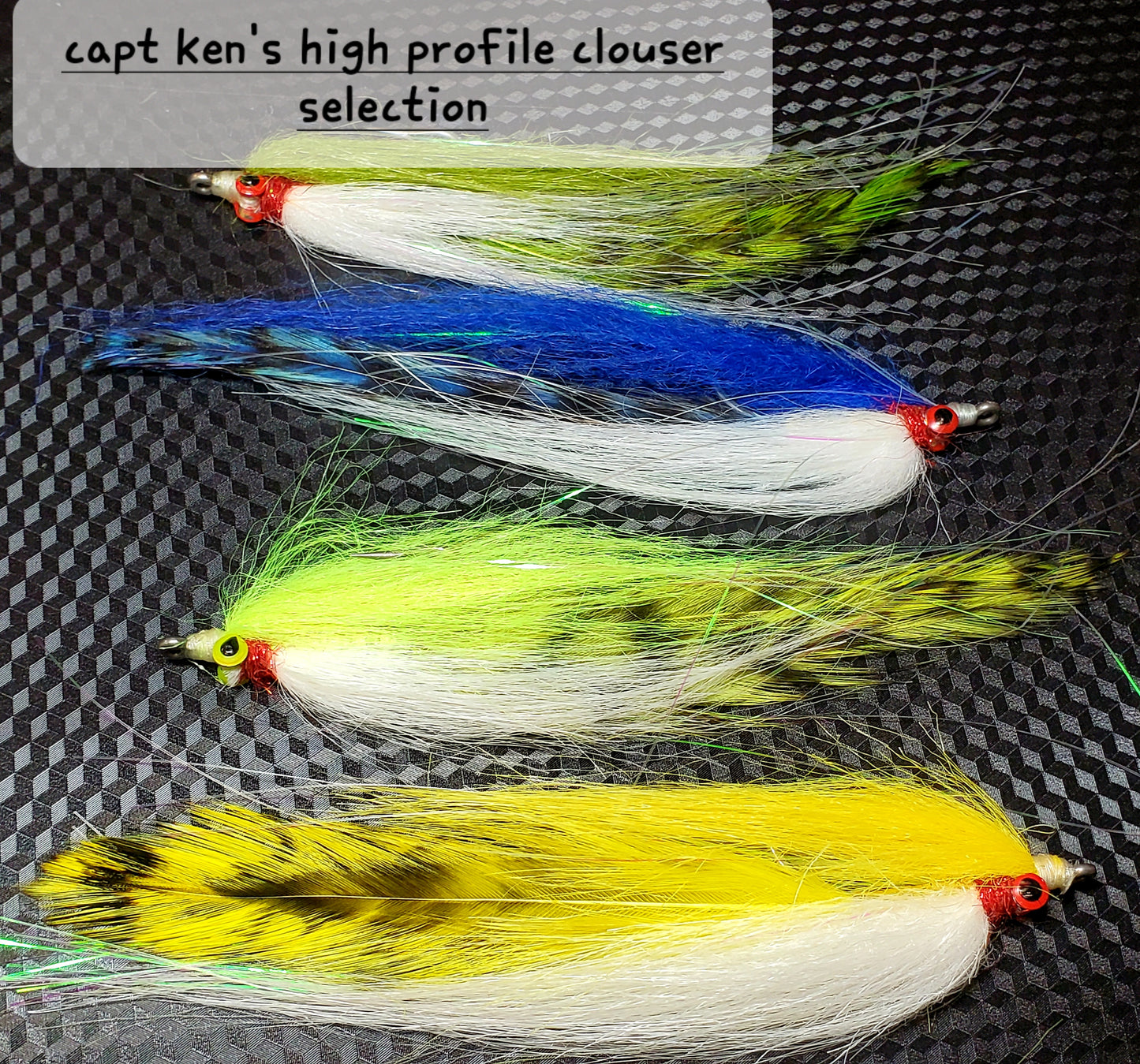 Salt Water Clouser, High Profile Clouser Minnow, Half and Half Streamer Fly,