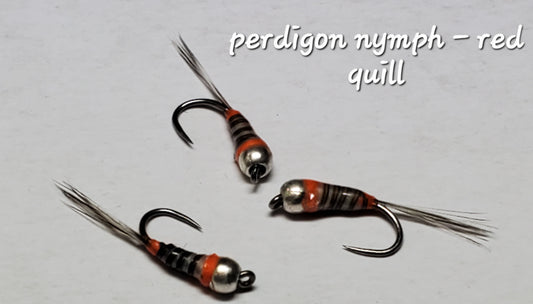 Perdigon Nymph, Tungsten Perdigon Nymph, Perdigon Nymph Red Hot Spot