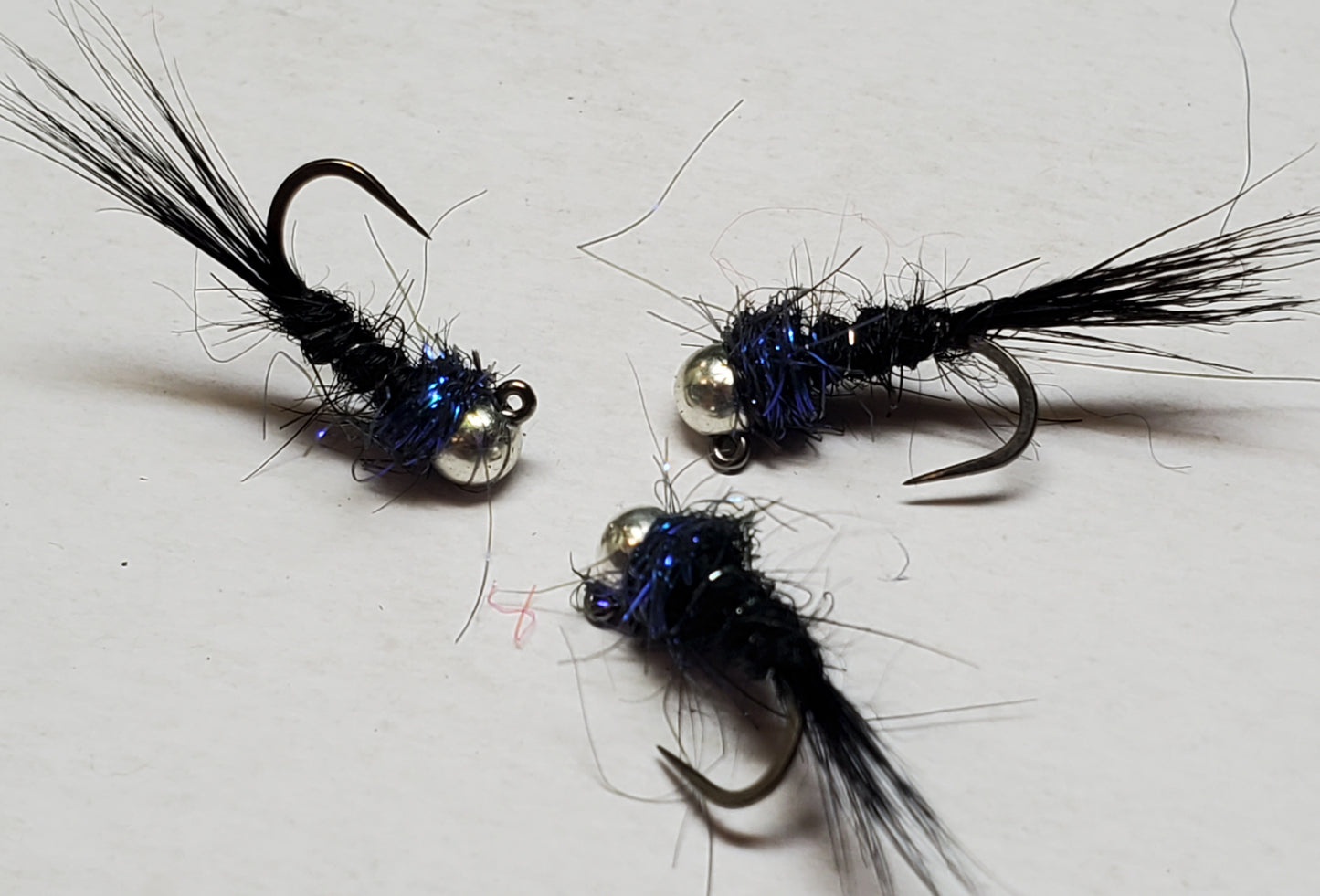 Trout Jig, Tungsten Bead Head Trout Jig, Trout Jig Nymph, Bead Head Nymph, Trout Jig Black and Blue Stonefly