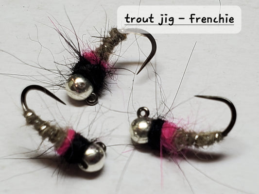 Trout Jig, Tungsten Bead Head Trout Jig, Trout Jig Nymph, Bead Head Nymph, Trout Jig FRENCHIE