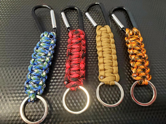 Parachute Cord Tool Clip, Survival Tool Clip, Parachute Cord Key Ring