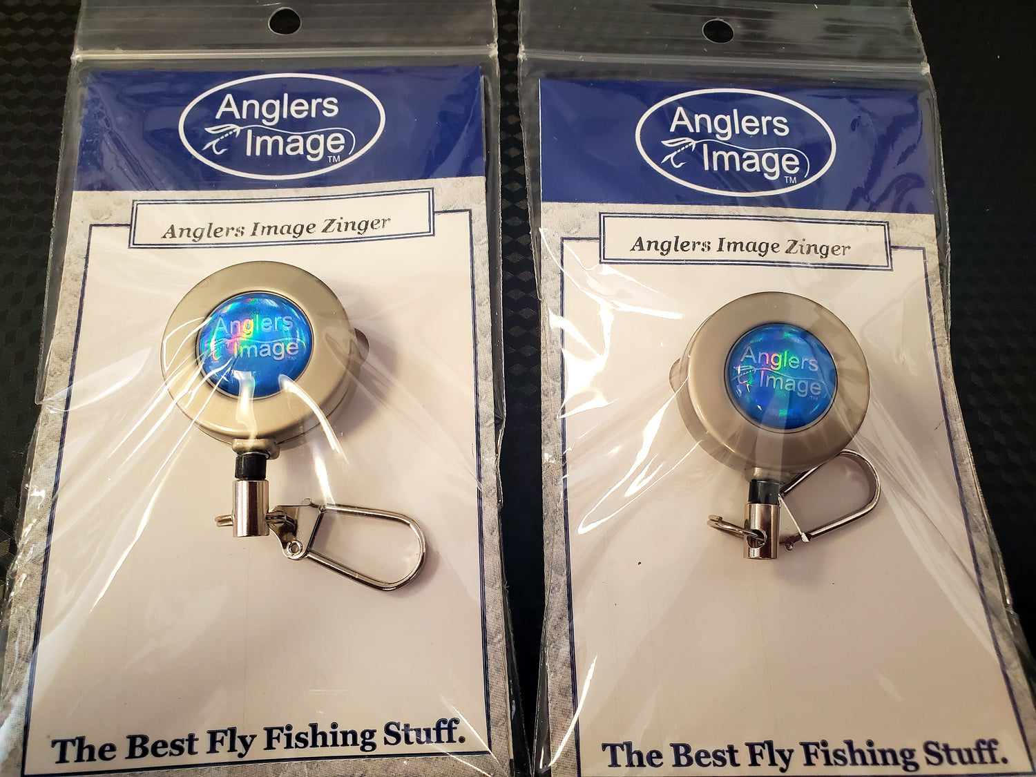Anglers image zinger pin on – Baxter House River Outfitters