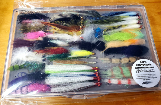 Florida Salt Water Fly Selection, Capt. Ken's Ultimate Flat's Fly Selection, 42 Salt Water Flies