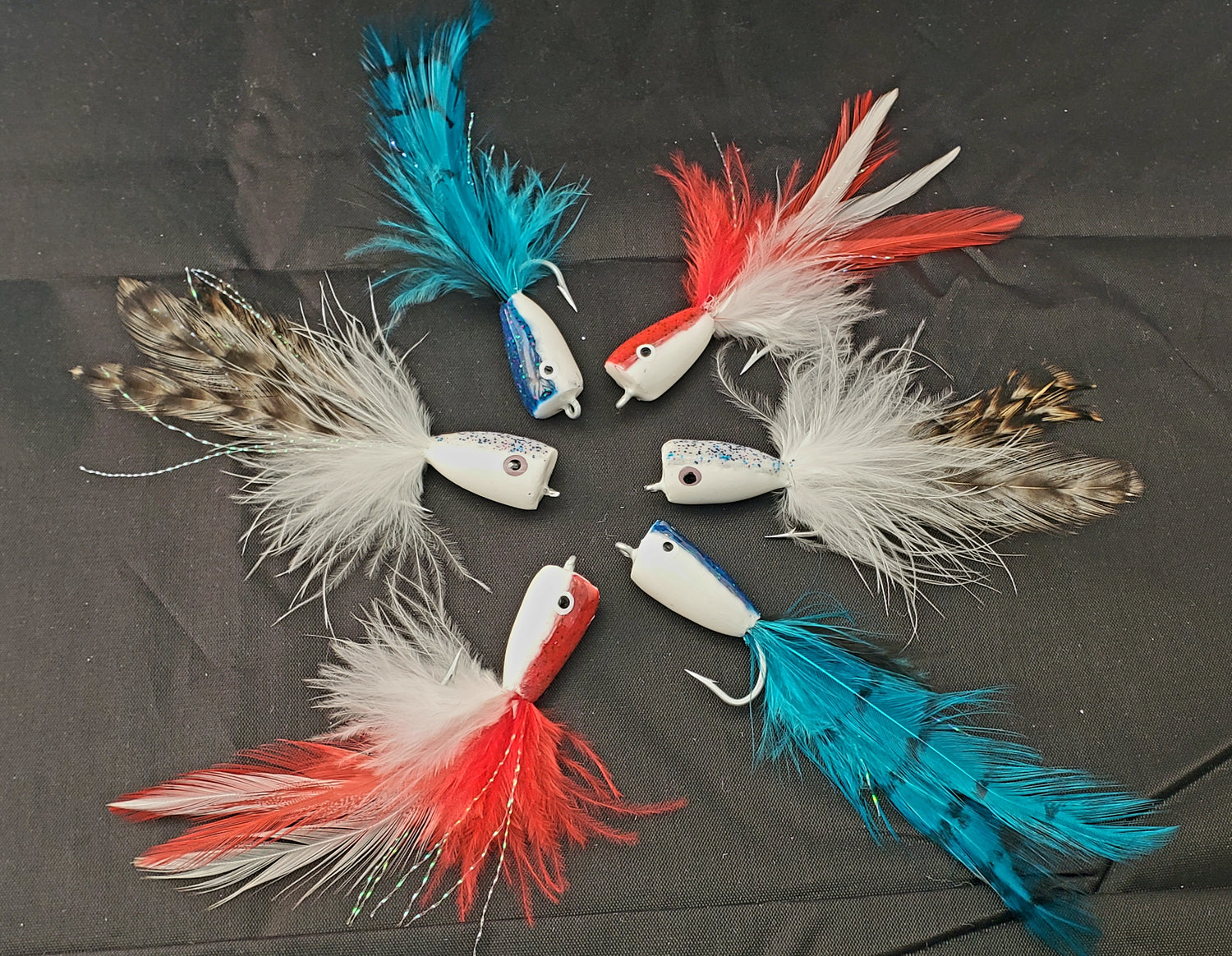 Salt Water Poppers, Bass Popper #2/0, Salt water Popper, Poppers, Popp – Baxter House River Outfitters
