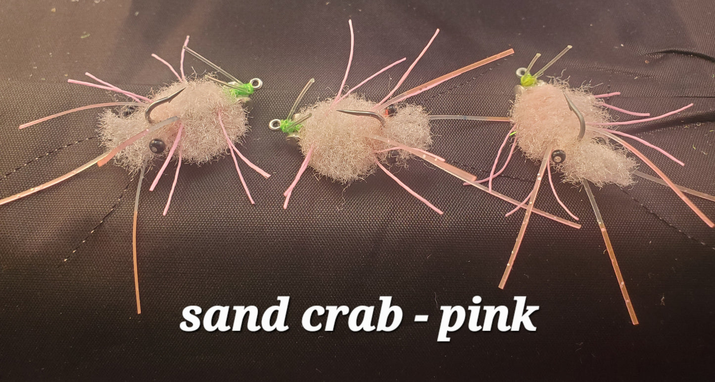 Sand Crab Fly, Permit Crab Fly, Bonefish Crab Fly, Crab Fly, Merkin Crab