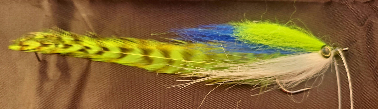 6 Predator Fly Selection, Salt Water Baitfish, Half and Half Predator Fly, Salt Water Streamer