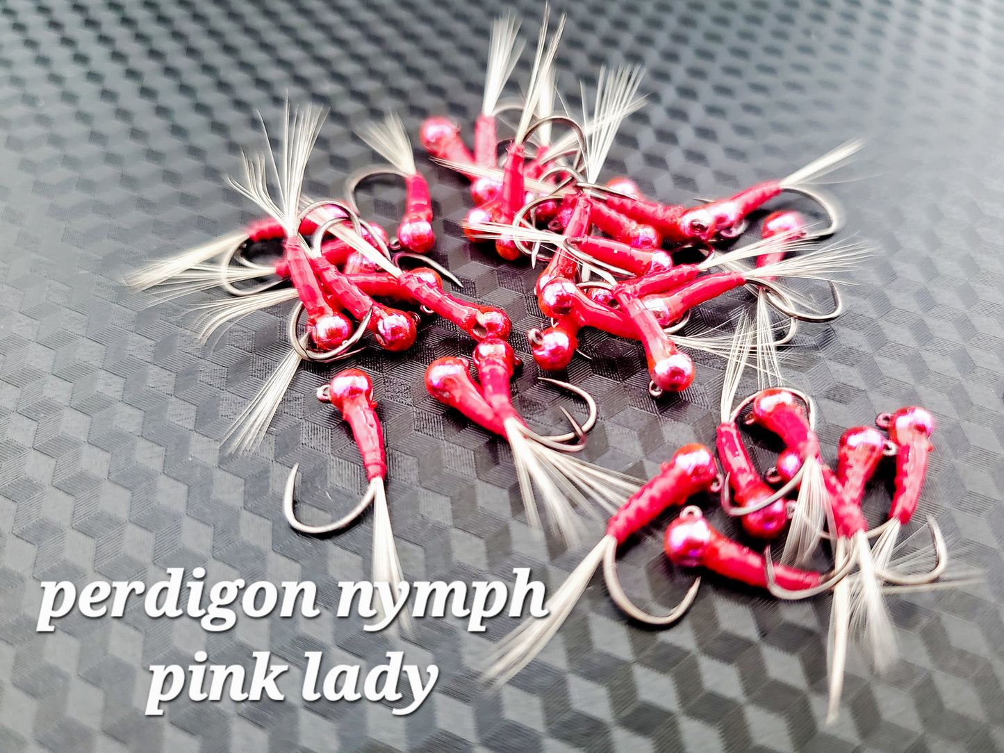 Tungsten Bead Perdigon Nymph, Tungsten Perdigon Nymph, Perdigon Nymph Pink Lady