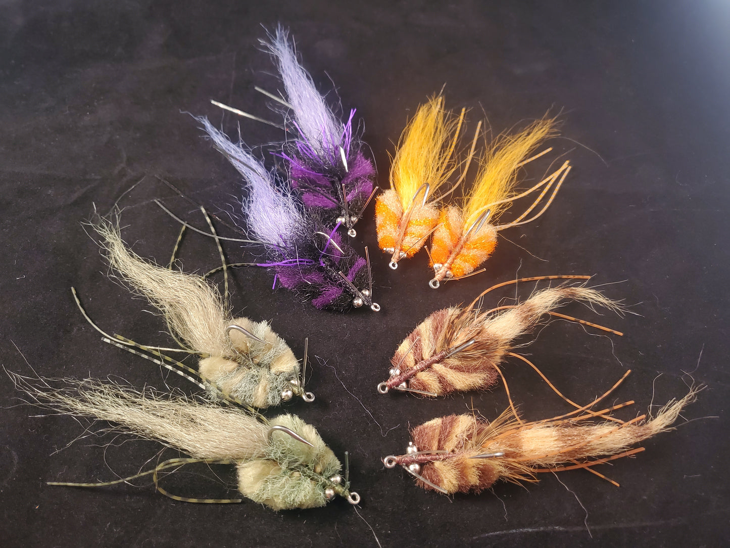 Kwan Fly Selection, 8 Kwan Flies, Redfish Kwan Fly #2