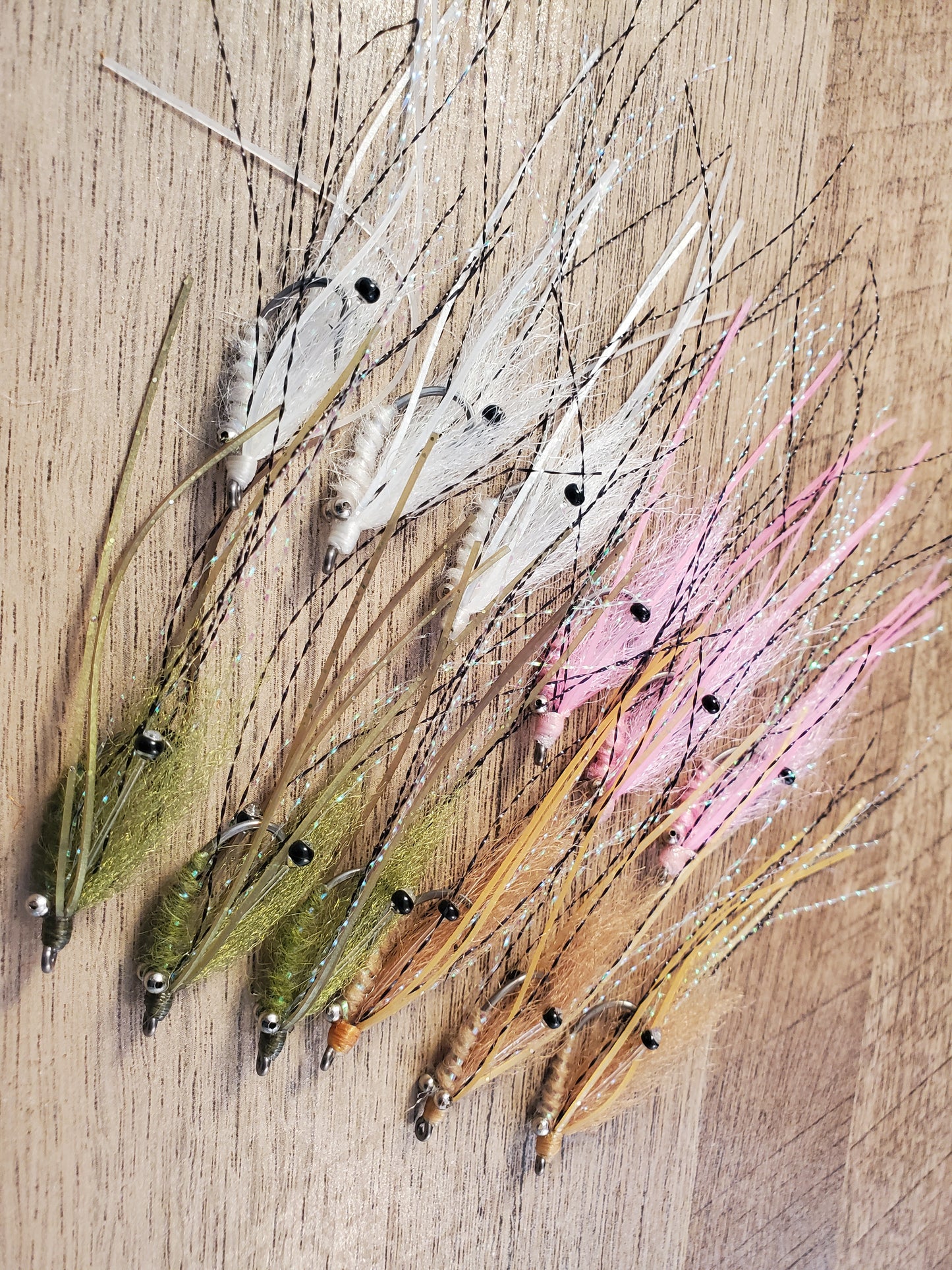 Ghost Shrimp Fly SELECTION, Bonefish Fly SELECTION, Permit Fly SELECTION, Salt Water Shrimp Fly #6