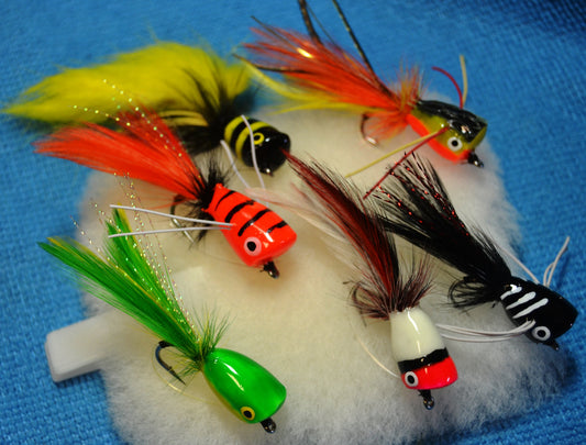  OROOTL Fly Fishing Popper Flies, Fly Popper Lures Dry