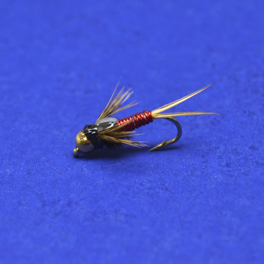 Bead Head FlashBack Copper John- RED