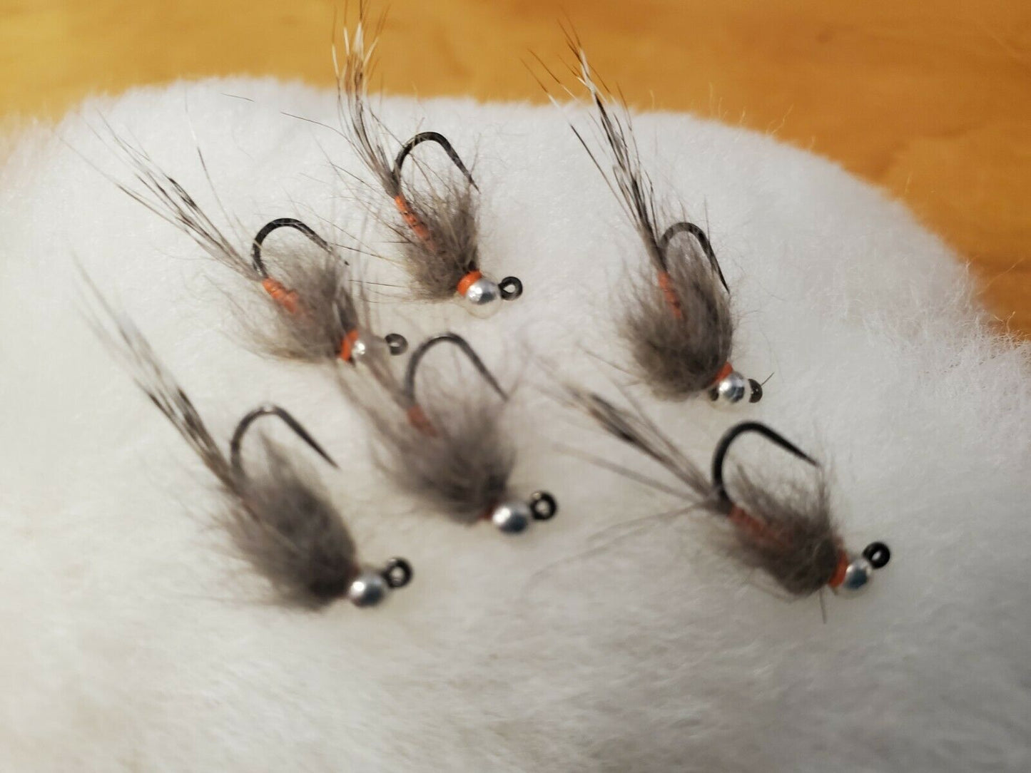 Tungsten Bead Head Hare's Ear Jig Fly, Bead Head Hares Ear, BH Trout Jig #14- #18