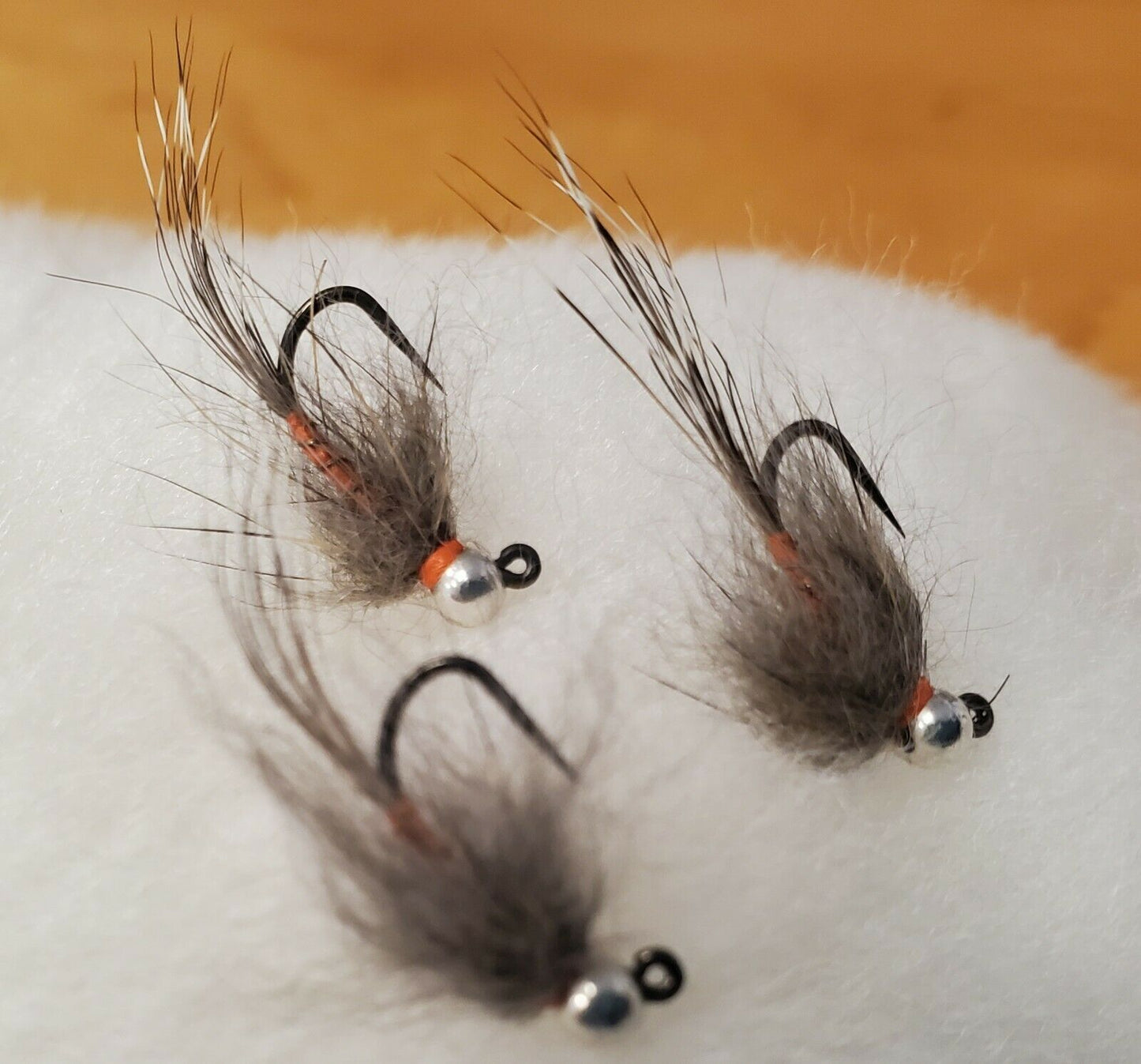 Tungsten Bead Head Hare's Ear Jig Fly, Bead Head Hares Ear, BH Trout Jig #14- #18